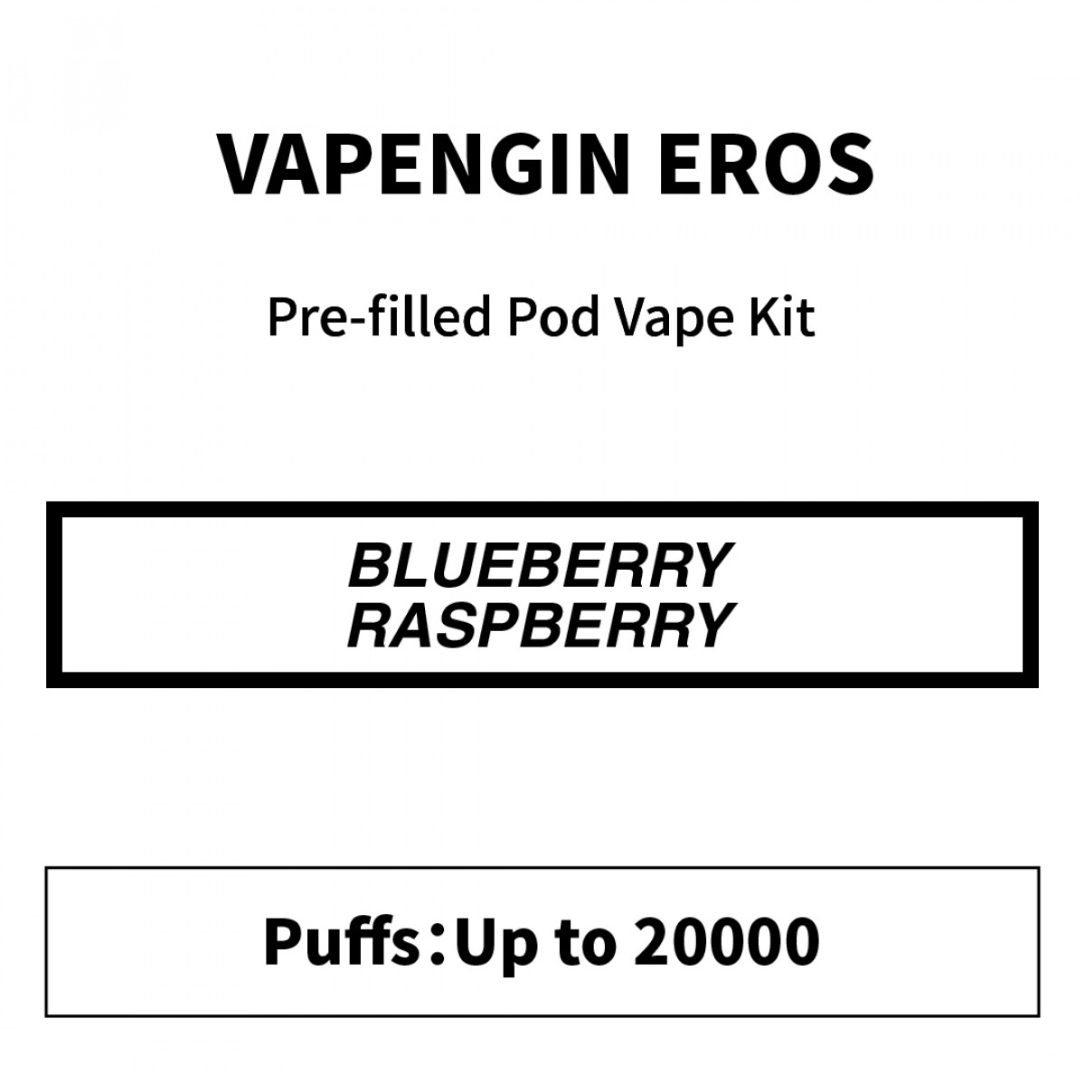 EROS KIT 14 FLAVOURS 20K